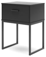 Socalle Black Nightstand (Online Special Price) - Ornate Home