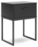 Socalle Black Nightstand (Online Special Price) - Ornate Home