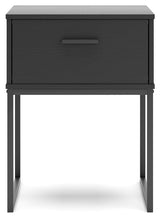 Socalle Black Nightstand - Ornate Home
