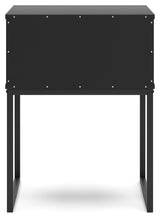 Socalle Black Nightstand - Ornate Home