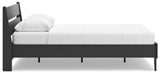 Socalle Black Queen Panel Platform Bed (Online Special Price) - Ornate Home