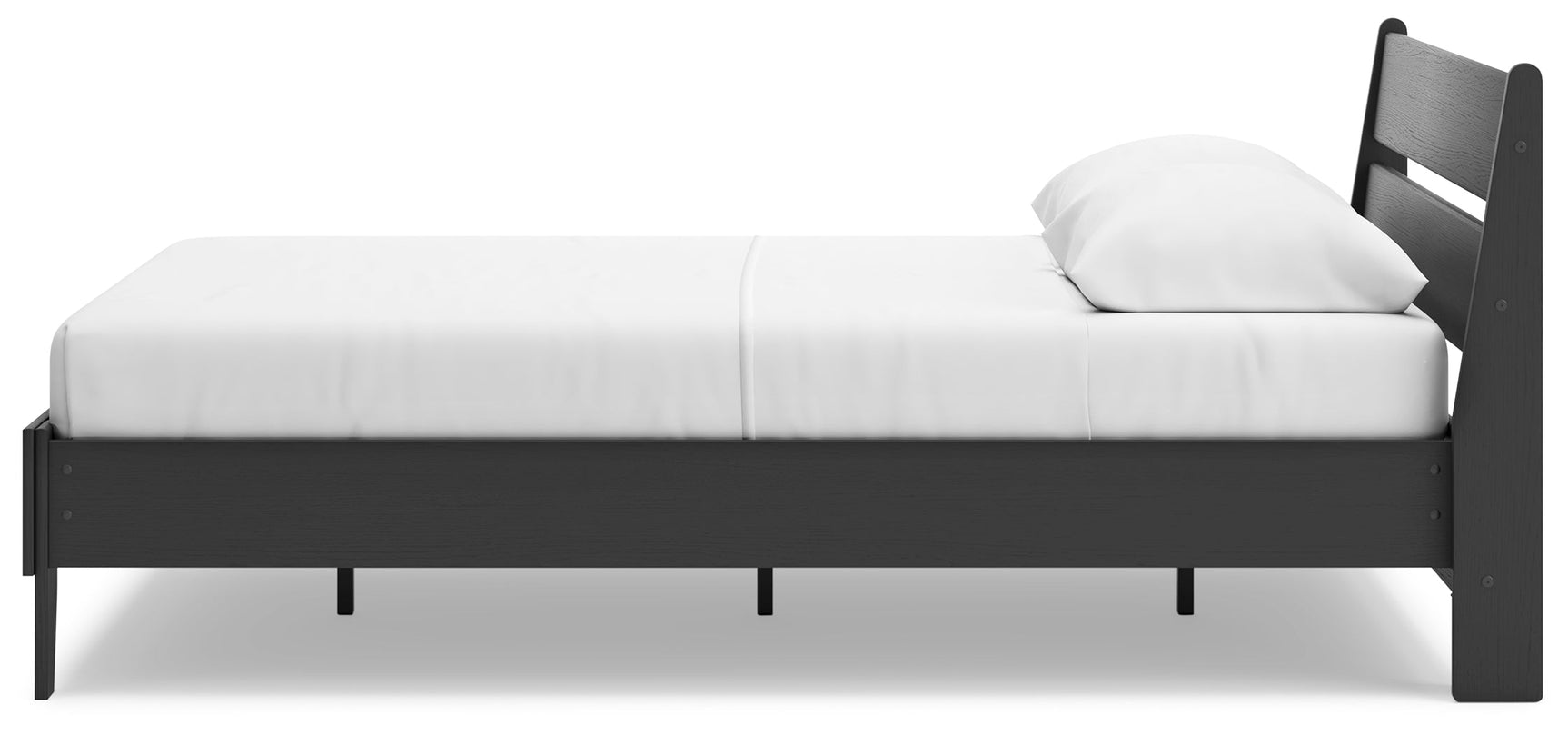 Socalle Black Queen Panel Platform Bed (Online Special Price) - Ornate Home