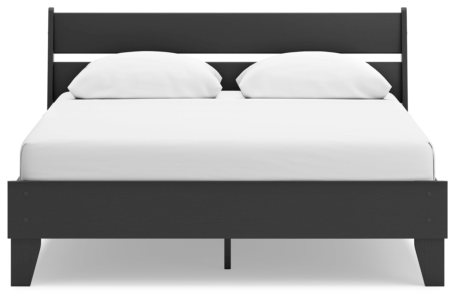 Socalle Black Queen Panel Platform Bed (Online Special Price) - Ornate Home