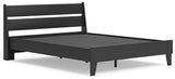 Socalle Black Queen Panel Platform Bed (Online Special Price) - Ornate Home