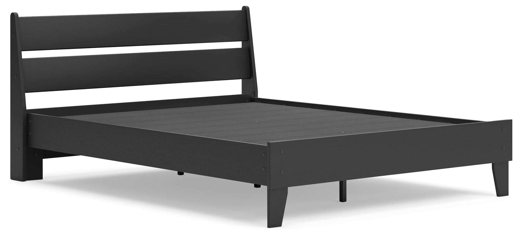 Socalle Black Queen Panel Platform Bed - Ornate Home