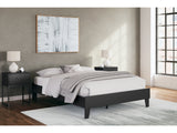 Socalle Black Queen Platform Bed (Online Special Price) - Ornate Home