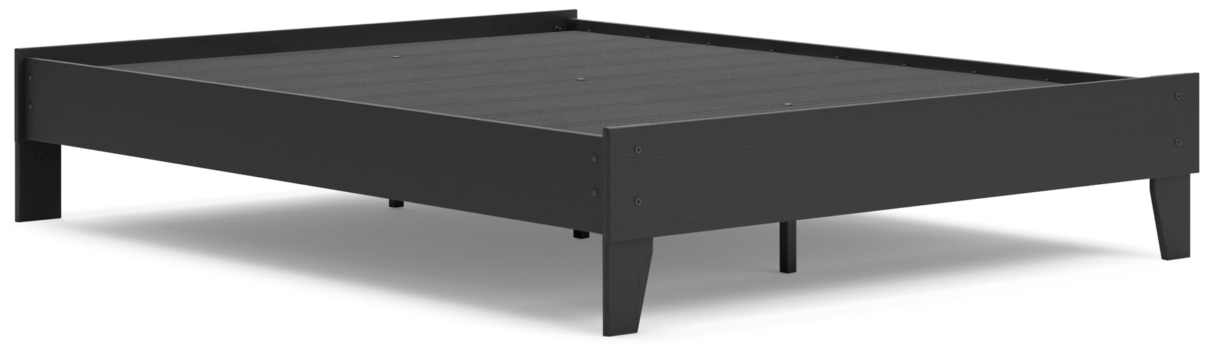Socalle Black Queen Platform Bed (Online Special Price) - Ornate Home