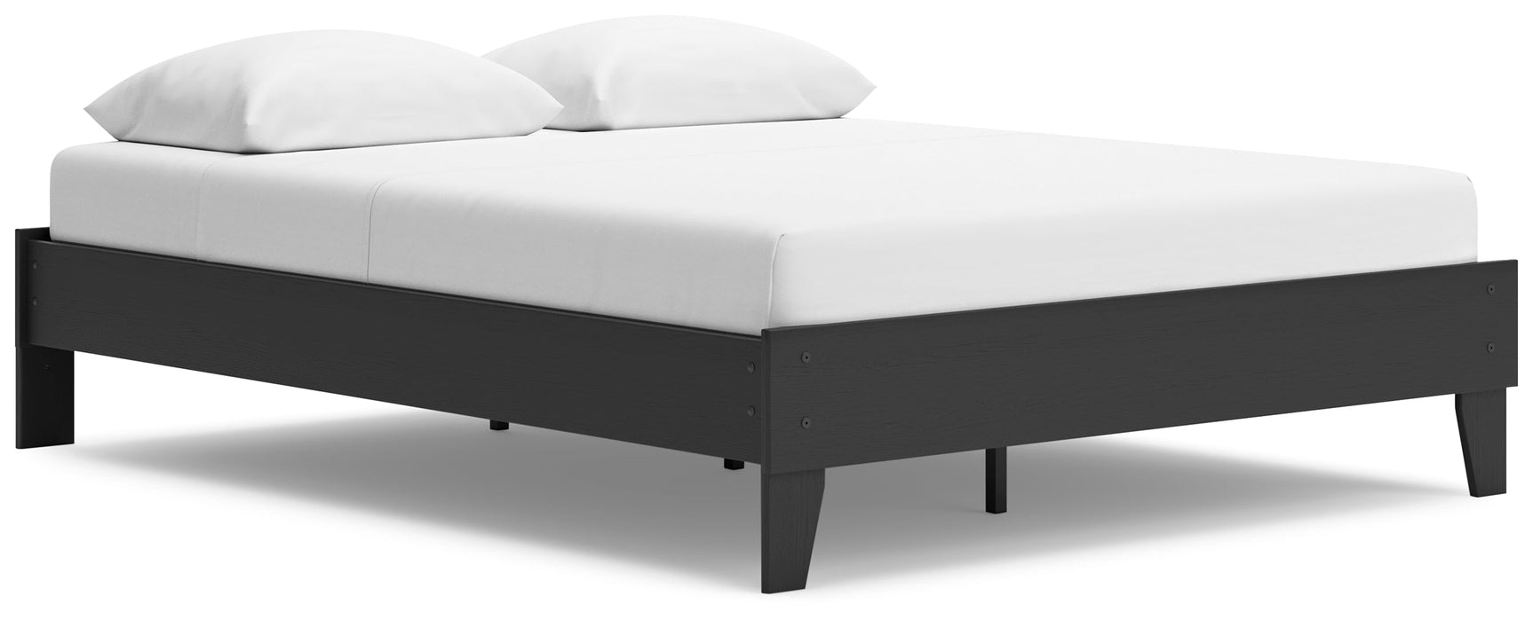 Socalle Black Queen Platform Bed (Online Special Price) - Ornate Home
