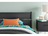 Socalle Black Twin Panel Headboard - Ornate Home