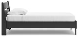 Socalle Black Twin Panel Platform Bed and Dresser (Online Special Price) - Ornate Home