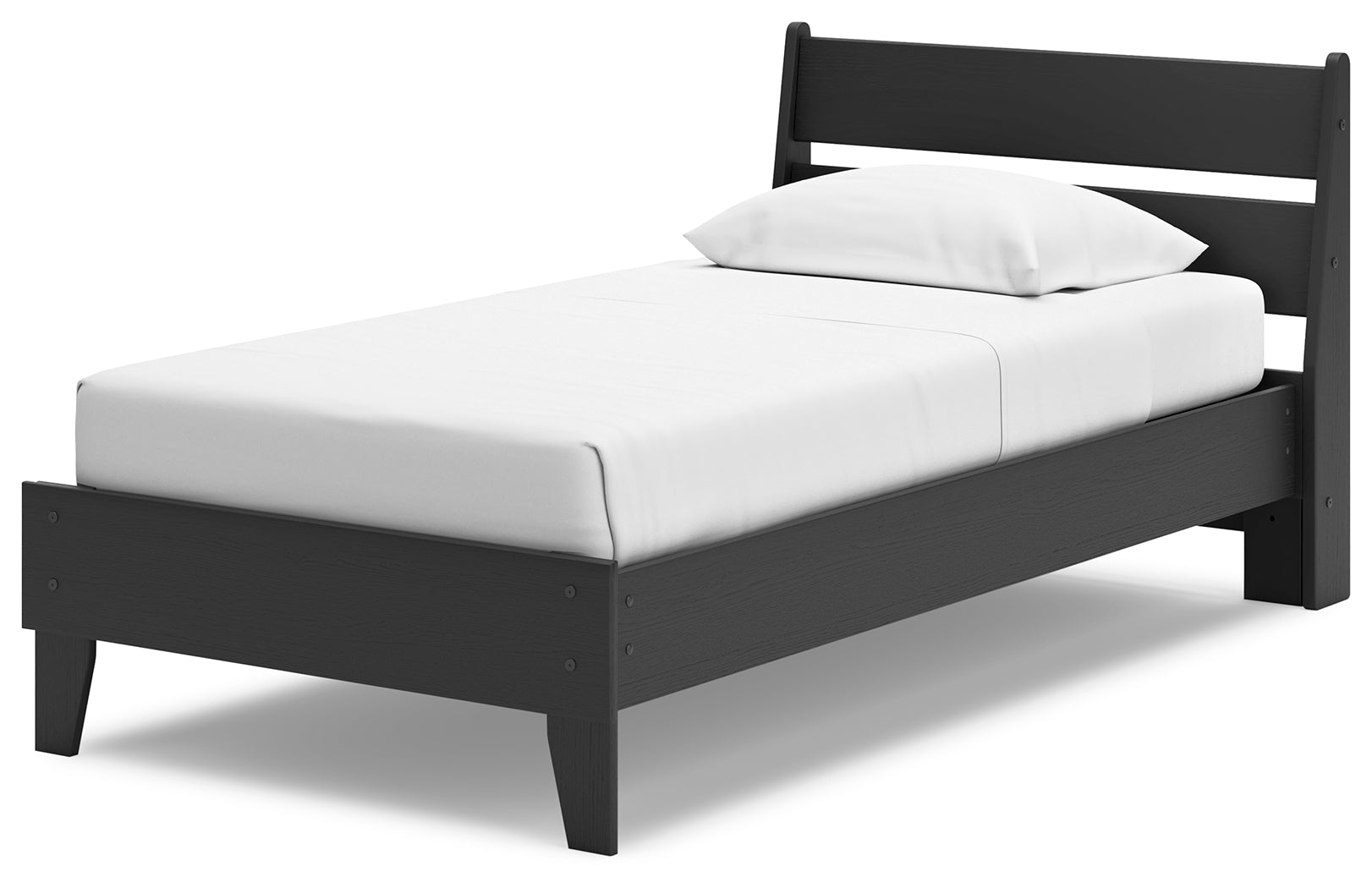 Socalle Black Twin Panel Platform Bed and Dresser (Online Special Price) - Ornate Home