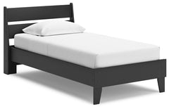 Socalle Black Twin Panel Platform Youth Bed - Ornate Home