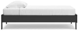 Socalle Black Twin Platform Bed (Online Special Price) - Ornate Home