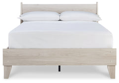 Socalle Light Natural Full Panel Platform Bed - Ornate Home