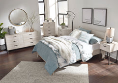 Socalle Light Natural Full Panel Platform Bed - Ornate Home