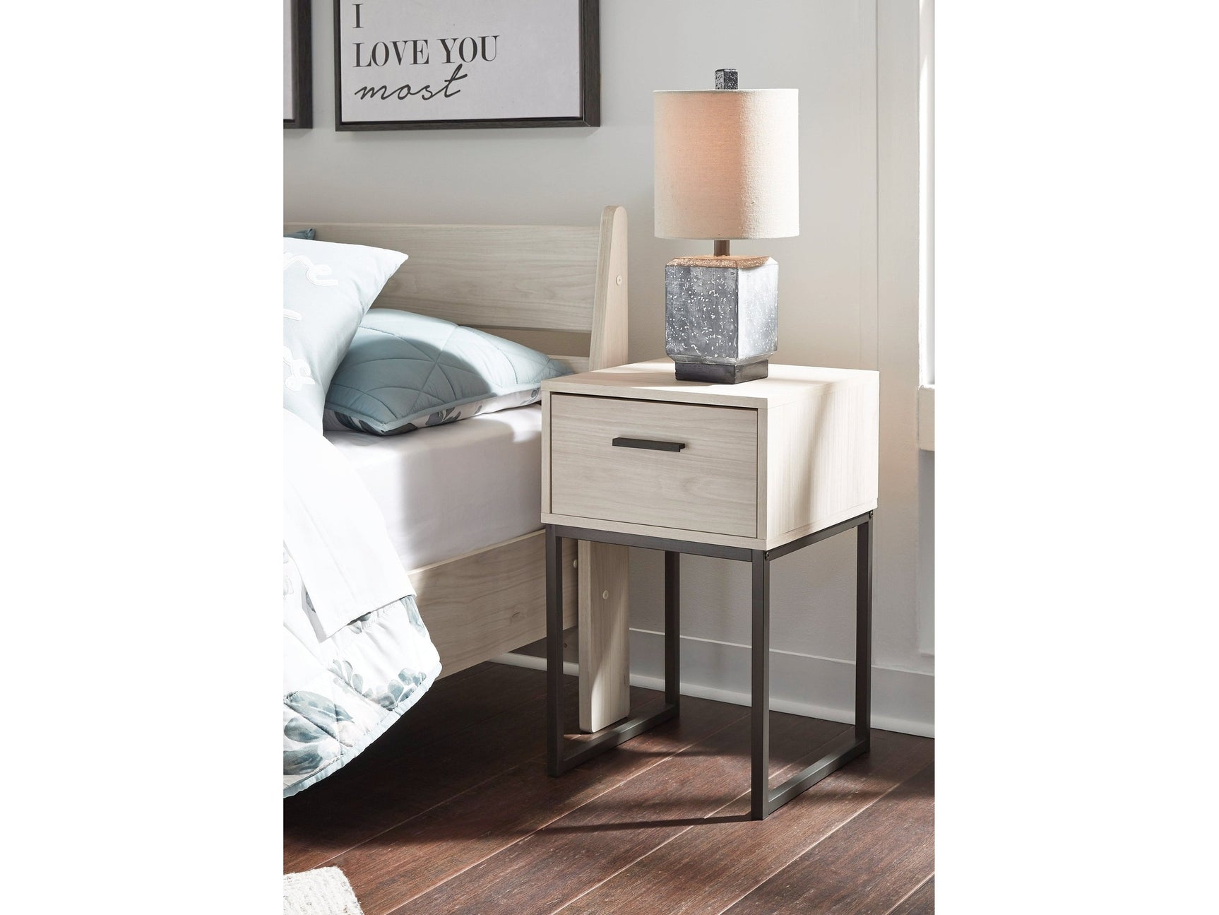 Socalle Light Natural Nightstand (Online Special Price) - Ornate Home