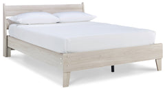 Socalle Light Natural Queen Panel Platform Bed - Ornate Home