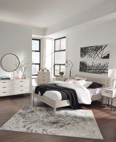 Socalle Light Natural Queen Panel Platform Bed - Ornate Home