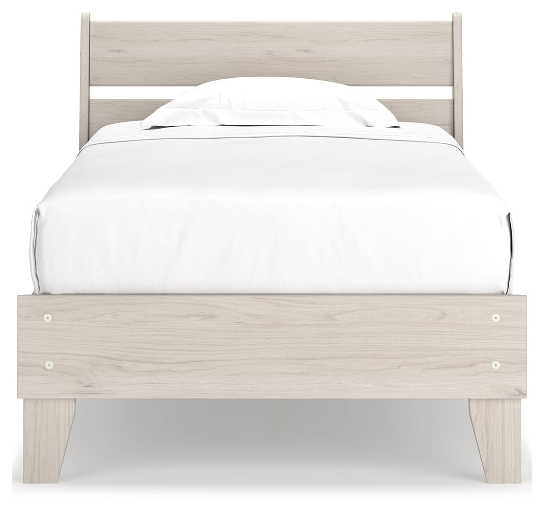 Socalle Natural Twin Panel Platform Bed (Online Special Price) - Ornate Home