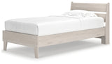 Socalle Natural Twin Panel Platform Bed (Online Special Price) - Ornate Home