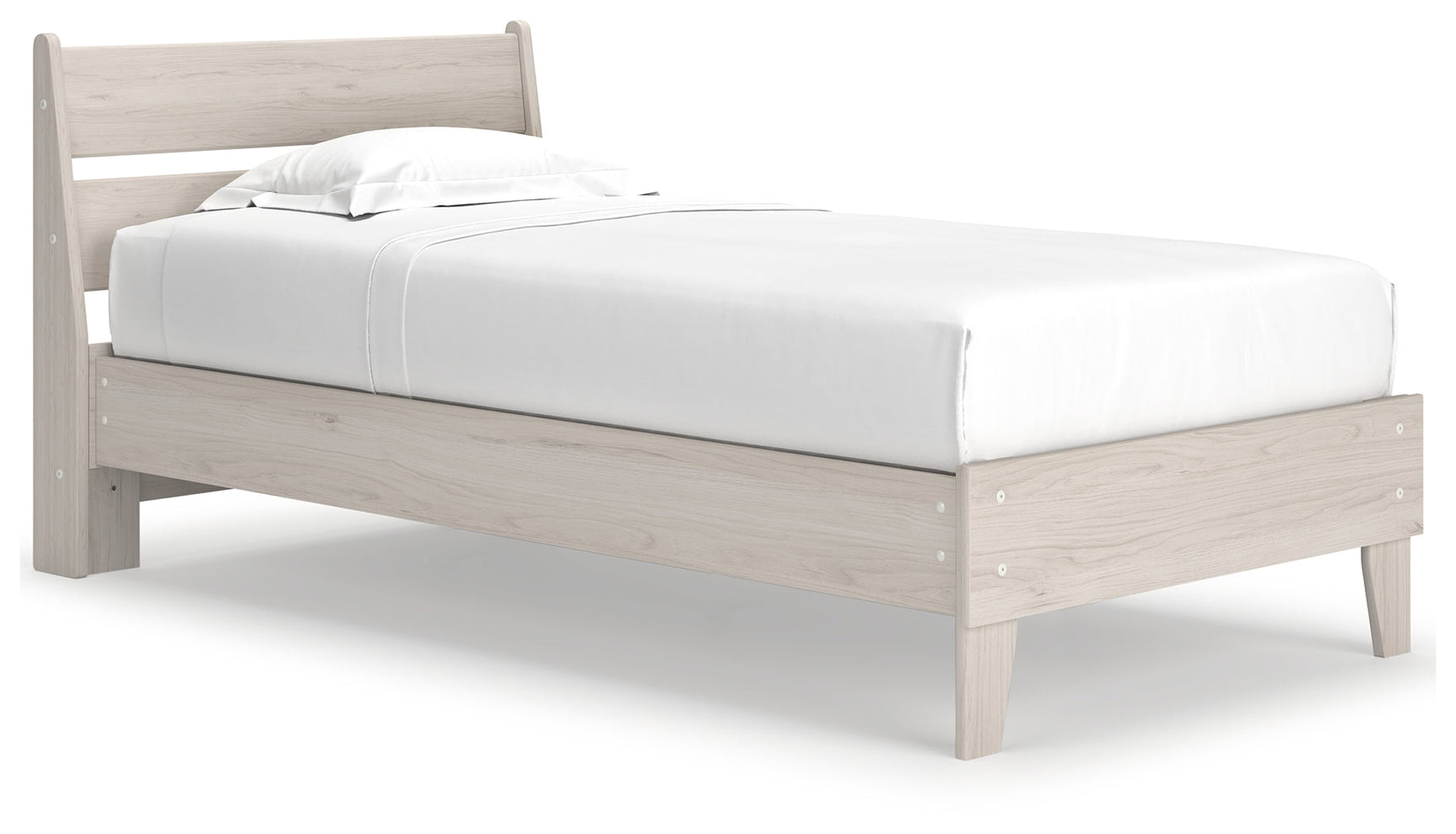 Socalle Natural Twin Panel Platform Bed (Online Special Price) - Ornate Home