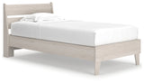 Socalle Natural Twin Panel Platform Youth Bed - Ornate Home