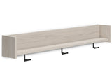 Socalle Natural Wall Mounted Coat Rack with Shelf (Online Special Price) - Ornate Home