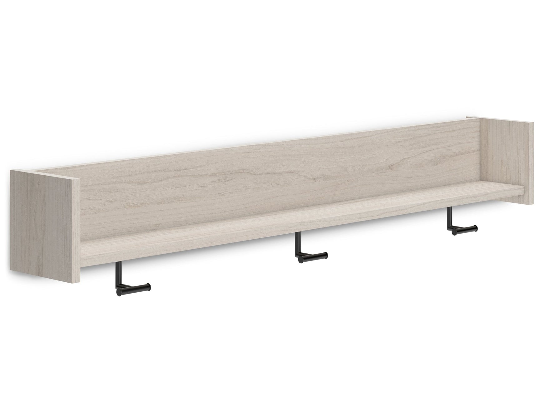 Socalle Natural Wall Mounted Coat Rack with Shelf (Online Special Price) - Ornate Home