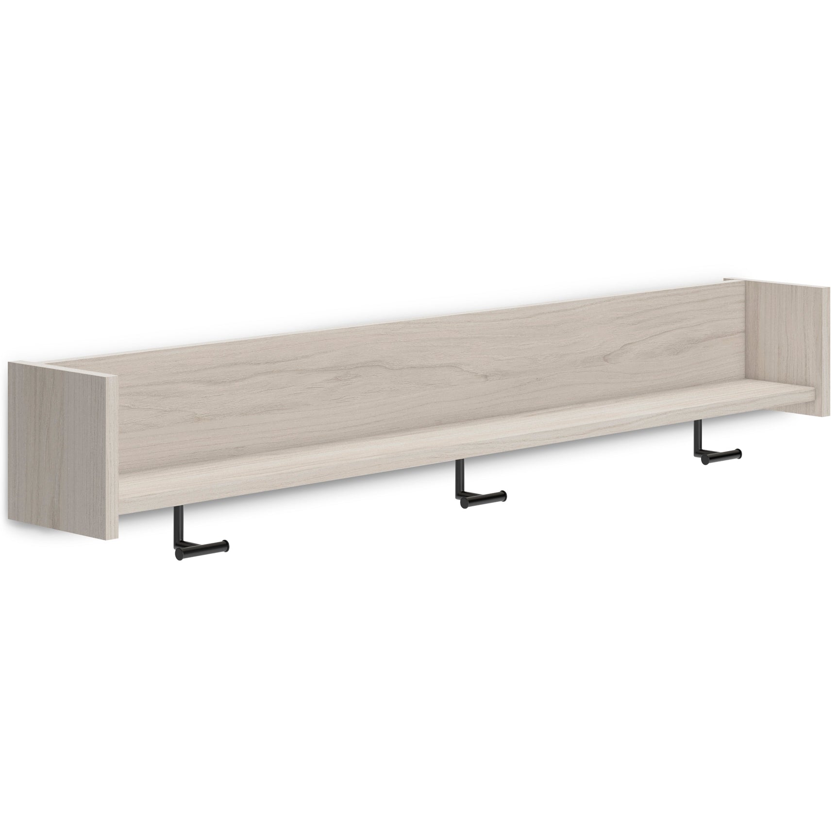 Socalle Natural Wall Mounted Coat Rack with Shelf (Online Special Price) - Ornate Home