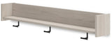 Socalle Natural Wall Mounted Coat Rack with Shelf (Online Special Price) - Ornate Home