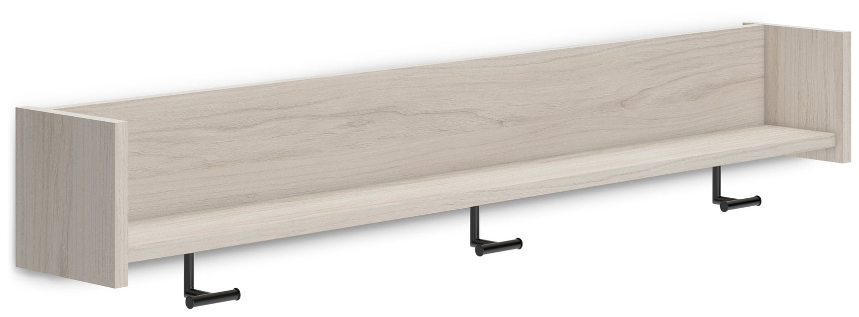 Socalle Natural Wall Mounted Coat Rack with Shelf (Online Special Price) - Ornate Home