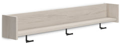 Socalle Natural Wall Mounted Coat Rack with Shelf - Ornate Home