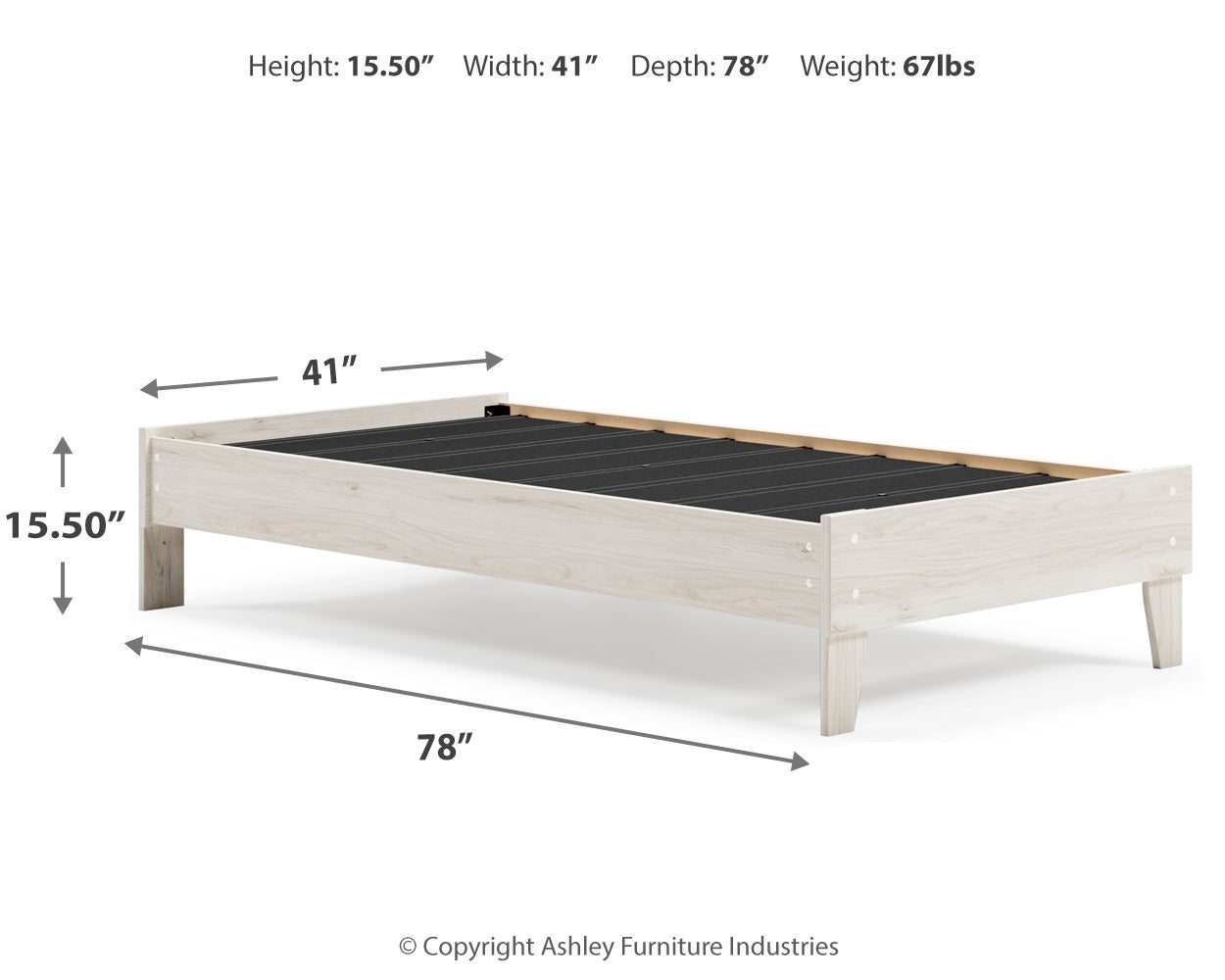 Socalle Twin Platform Bed (Online Special Price) - Ornate Home