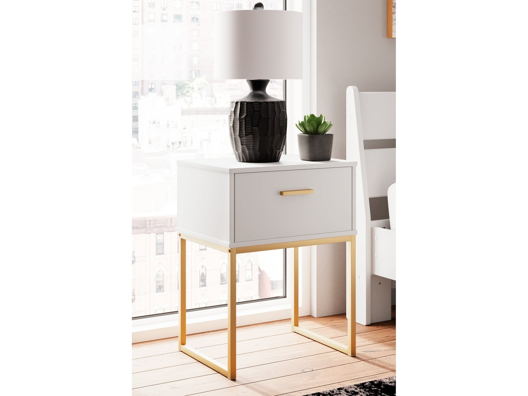 Socalle Two-tone Nightstand - Ornate Home