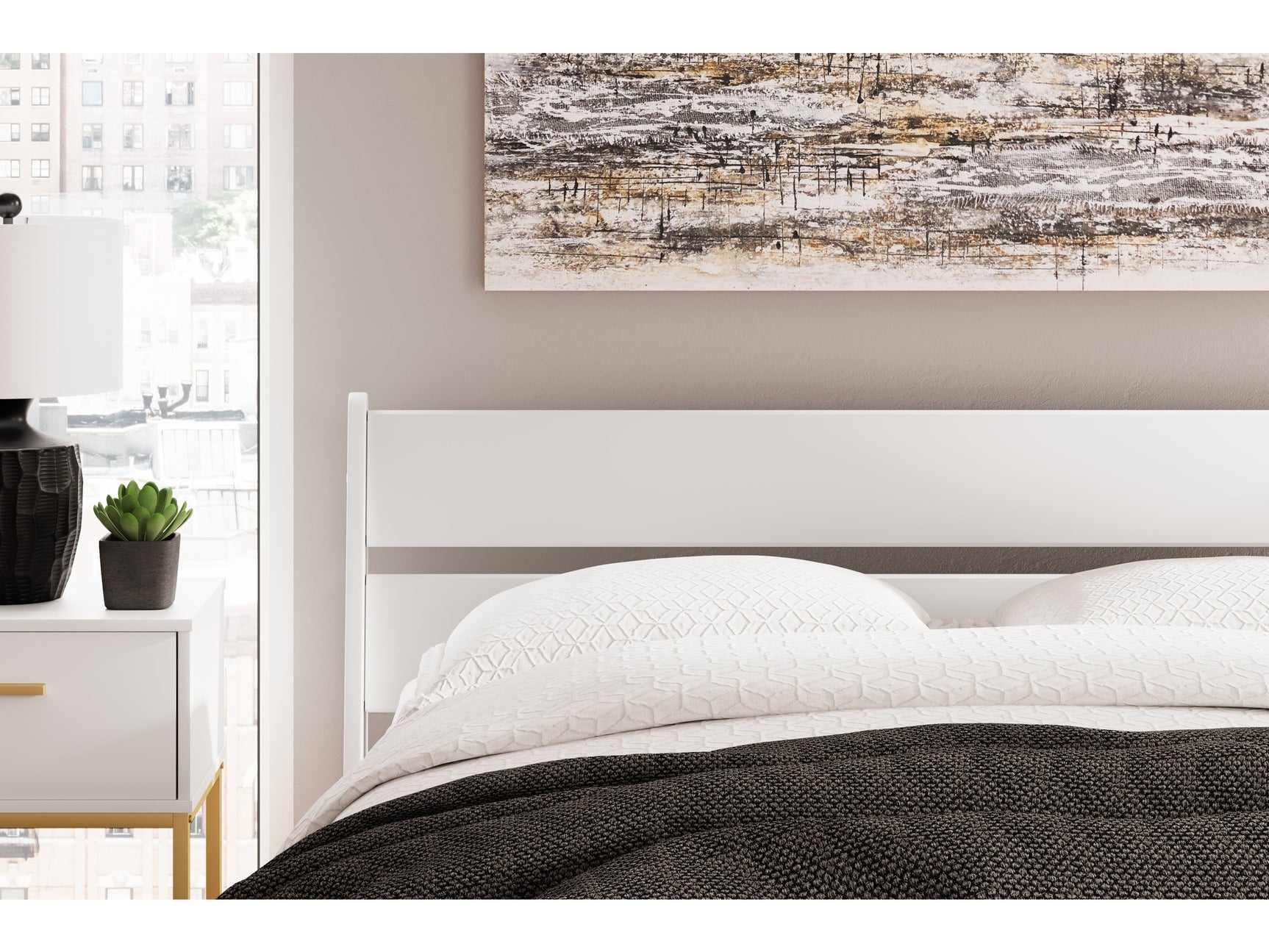 Socalle Two-tone Queen Panel Headboard (Online Special Price) - Ornate Home