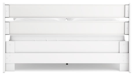 Socalle Two-tone Queen Panel Platform Bed - Ornate Home