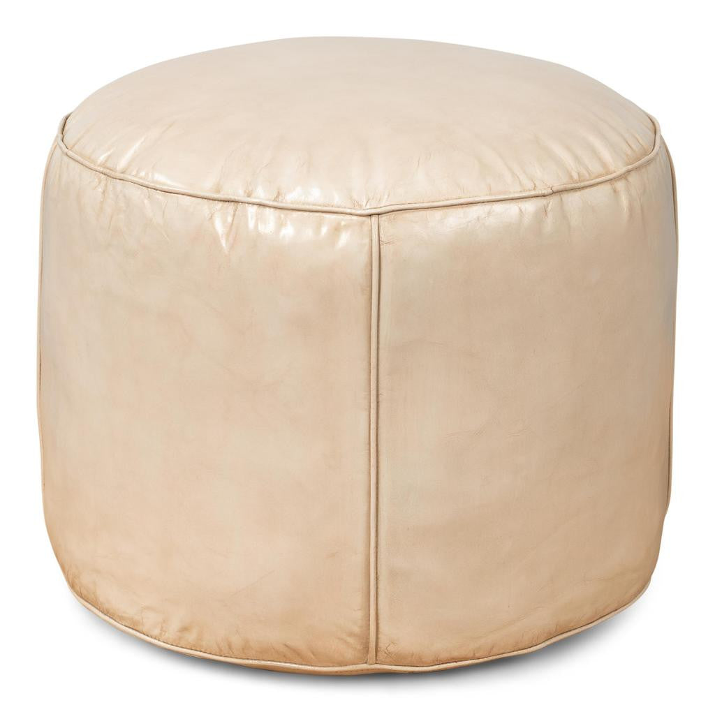 Soccerball Beige Stool - Ornate Home