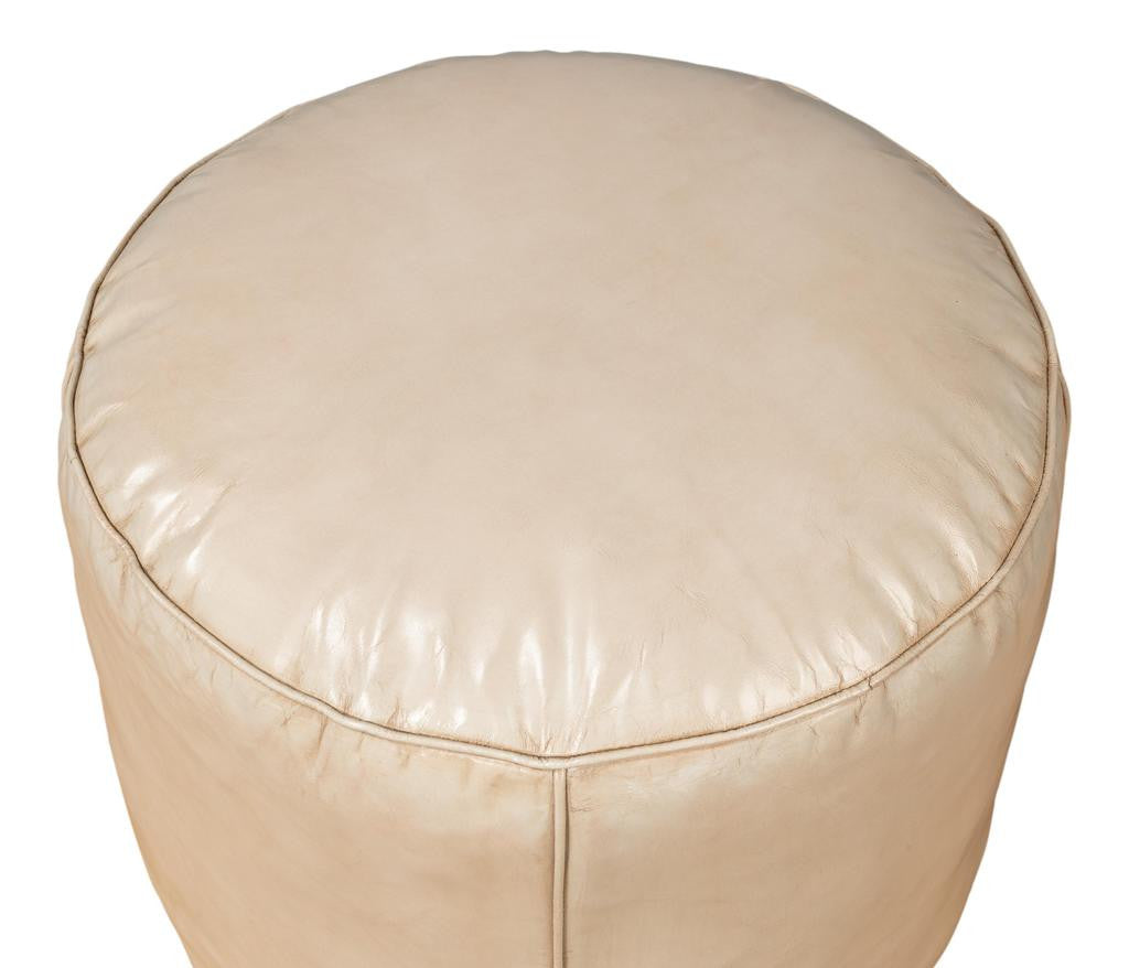 Soccerball Beige Stool - Ornate Home