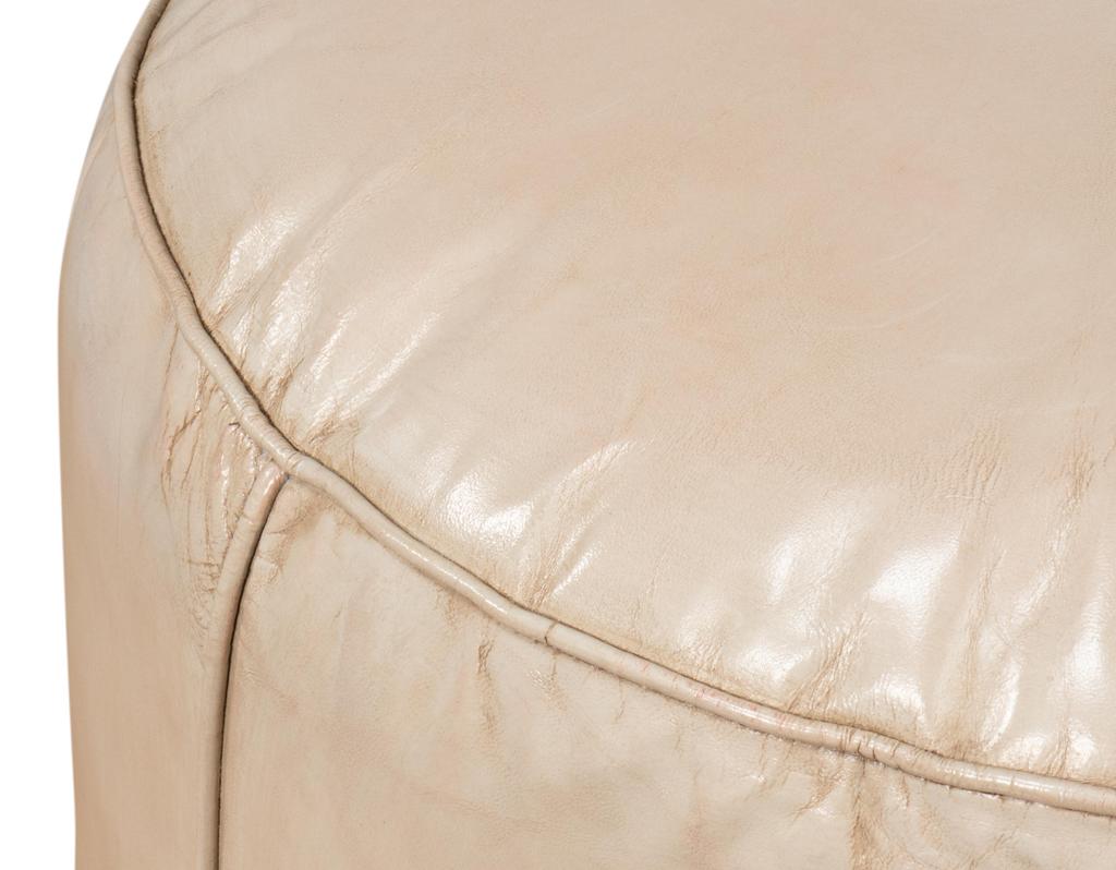 Soccerball Beige Stool - Ornate Home