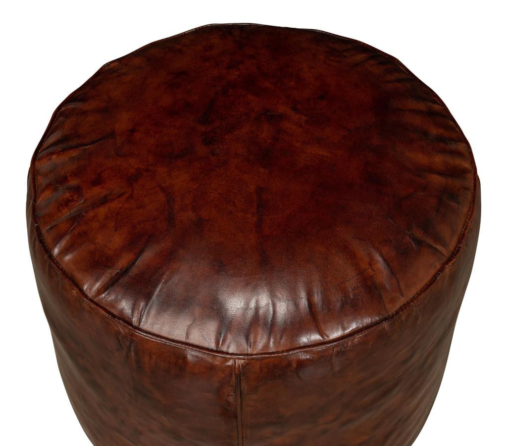 Soccerball Brown Stool - Ornate Home