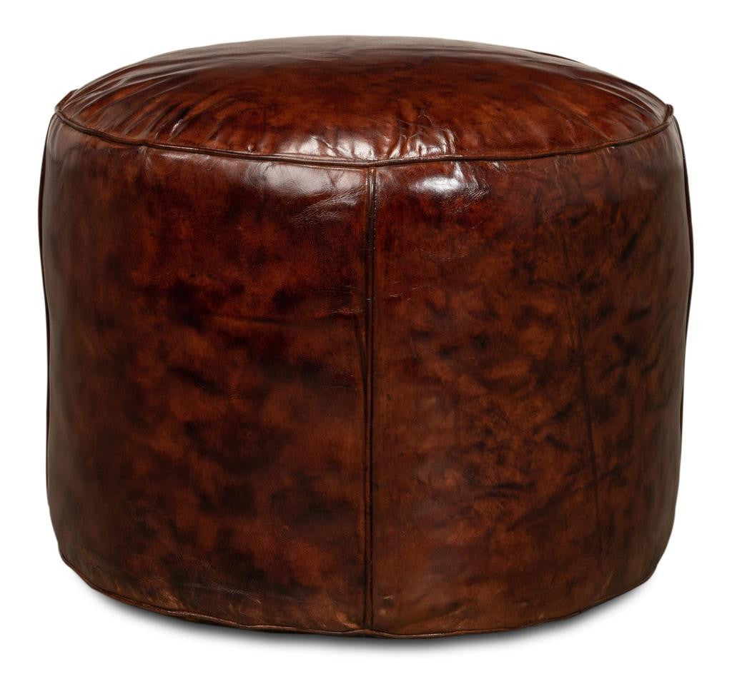 Soccerball Brown Stool - Ornate Home