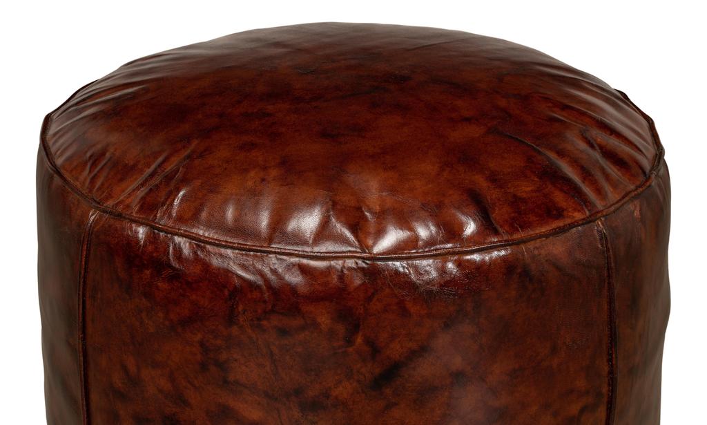Soccerball Brown Stool - Ornate Home