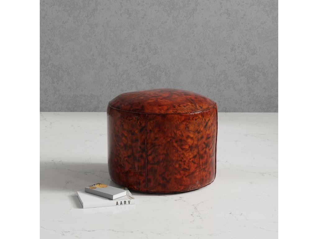 Soccerball Brown Stool - Ornate Home