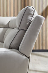 Social Pointe Pearl/Ash 5-Piece Power Reclining Sectional (Online Special Price) - Ornate Home