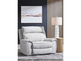 Social Pointe Pearl/Ash Power Recliner/ADJ Headrest (Online Special Price) - Ornate Home
