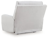 Social Pointe Pearl/Ash Power Recliner/ADJ Headrest (Online Special Price) - Ornate Home