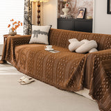 Sofa Cover Blanket Throw with Tassels, Decorative Furniture Protector for Dogs/Pets - Ornate Home