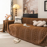 Sofa Cover Blanket Throw with Tassels, Decorative Furniture Protector for Dogs/Pets - Ornate Home
