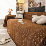 Sofa Cover Blanket Throw with Tassels, Decorative Furniture Protector for Dogs/Pets - Ornate Home