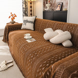 Sofa Cover Blanket Throw with Tassels, Decorative Furniture Protector for Dogs/Pets - Ornate Home
